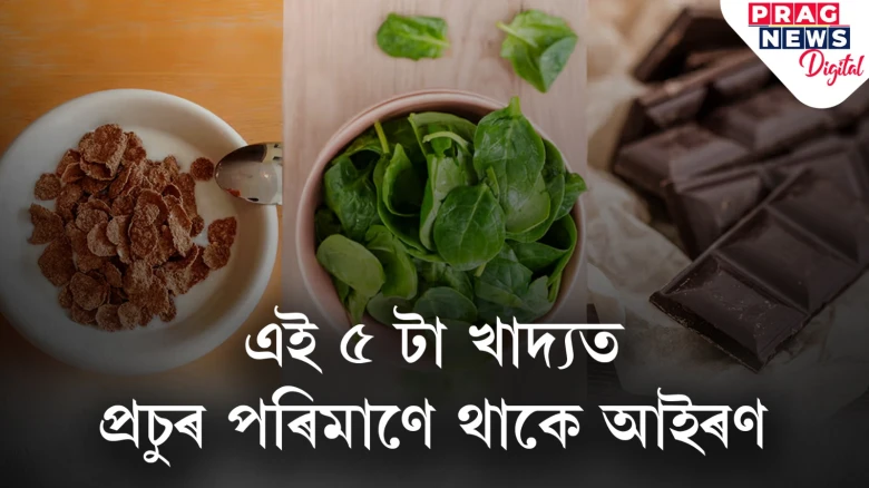 এই ৫ টা খাদ্যত প্ৰচুৰ পৰিমাণে আইৰণ থাকে! খাওক আইৰণৰ অভাৱৰ পৰা হাত সাৰিবলৈ