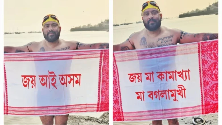 Assam's Elvis Ali Hazarika makes history, swims solo across Robben Island