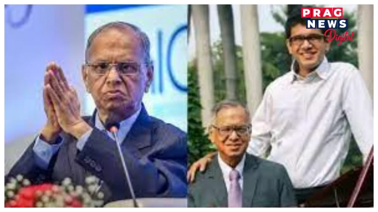 কোটিপতি নাতি!  ৪ মহীয়া নাতি একাগ্ৰক ২৪০ কোটি টকাৰো অধিক মূল্যৰ ইনফোচিছৰ ১৫  লাখ শ্বেয়াৰ উপহাৰ দিলে নাৰায়ণ মূৰ্তিয়ে