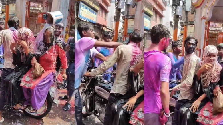DISTURBING! Muslim family harassed in UP's Bijnor, colours thrown: Watch video