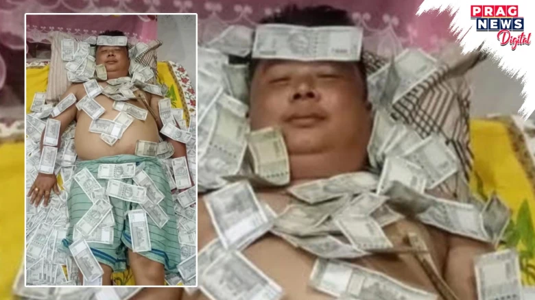 Assam: Photo of UPPL leader sleeping on bed of cash goes viral, party chief Pramod Boro clarifies