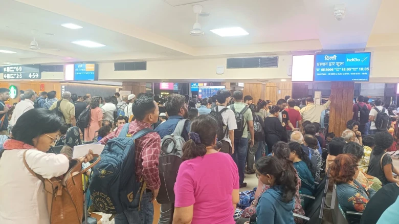 Assam: Heavy rains flood Guwahati airport, passengers stranded