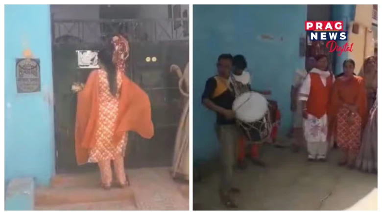 পতিগৃহৰ যৌতুকৰ দাবী নাকচ কৰি কন্যাক বেণ্ডপাৰ্টী বজাই শহুৰেকৰ ঘৰৰ পৰা নিজৰ ঘৰলৈ আনিলে পিতৃয়ে