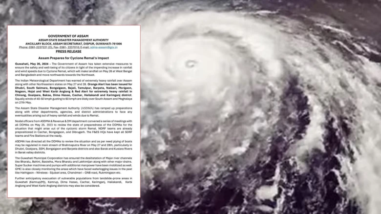 Assam ramps up its preparations for cyclone Remal's impact