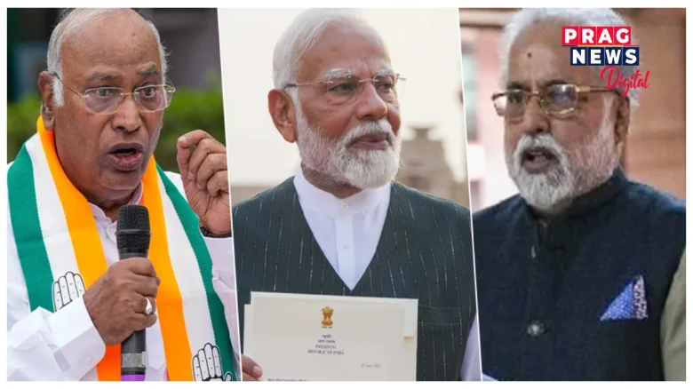 মোদীৰ শপতগ্ৰহণ অনুষ্ঠানত  উপস্থিত থাকিব খাৰ্গে, নিমন্ত্ৰণ নাকচ কৰিলে তৃণমূলে