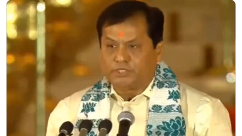 Sarbananda Sonowal takes oath as Union Cabinet Minister