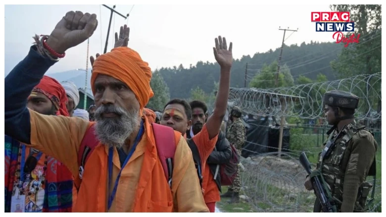 কঠোৰ নিৰাপত্তাৰ মাজৰে আৰম্ভ হ’ল অমৰনাথ যাত্ৰা  পেহেলগাঁওত উপস্থিত হ’ল প্ৰথমটো তীৰ্থযাত্ৰীৰ দল