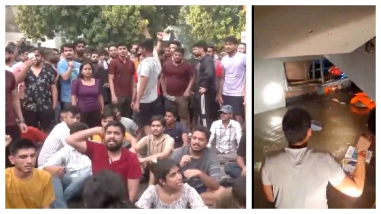 Delhi: Students protest against MCD, IAS coaching institute after basement flooding claims 3 lives