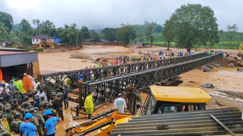 Wayanad landslide toll nears 300; Army builds Bailey bridge for rescue, to use drones to find survivors
