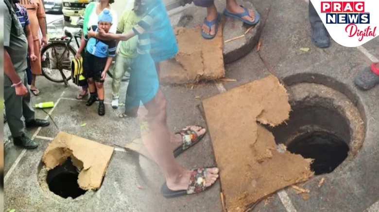 8-year-old boy falls into manhole covered with cardboard in Delhi's Defence colony, rescued