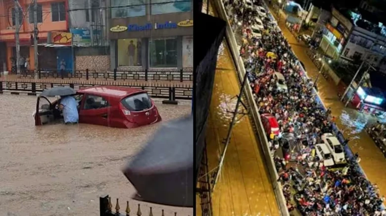 Traffic alert issued in Guwahati for heavy rainfall, commuters advised to avoid several roads