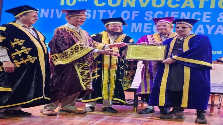 Assam Icon Zubeen Garg Conferred Honorary Doctorate By USTM