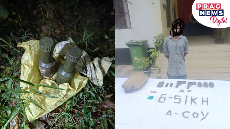 Five grenades recovered from different places in Assam