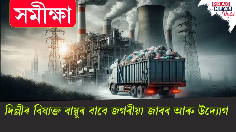 সমীক্ষা;  দিল্লীৰ বিষাক্ত বায়ুৰ বাবে জগৰীয়া জাবৰ আৰু উদ্যোগ