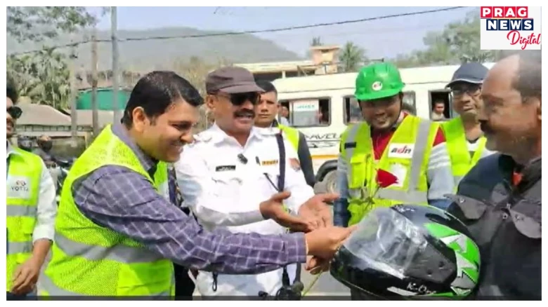 A Unique Valentine's Day Campaign Promotes Road Safety in Guwahati