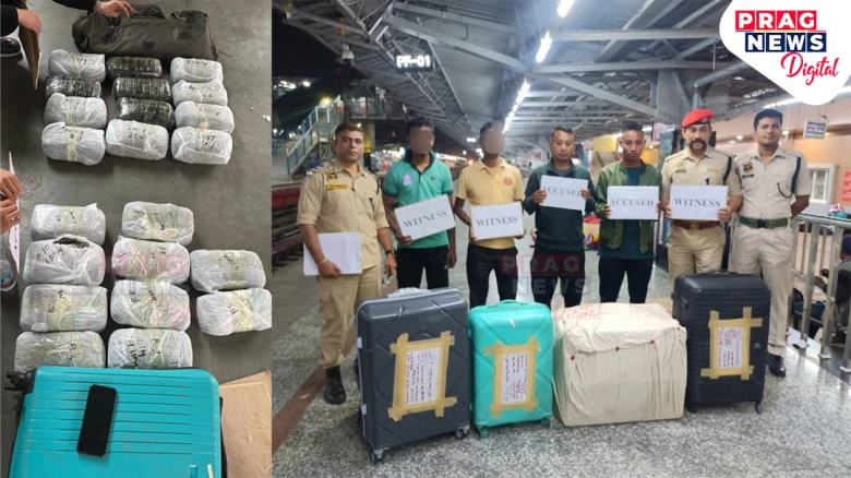 Massive Ganja Seizure on New Delhi Rajdhani Express