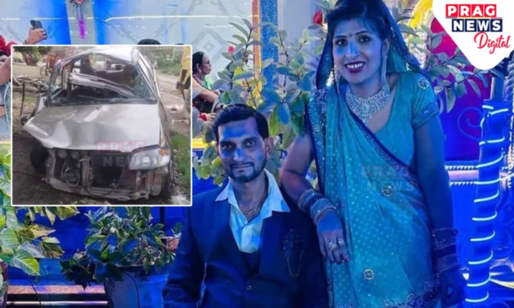 গাড়ী আৰু ট্ৰাকৰ ভয়াৱহ সংঘৰ্ষ! ব্যৱসায়ী দম্পতীৰ মৃত্যু, সন্তান আহত