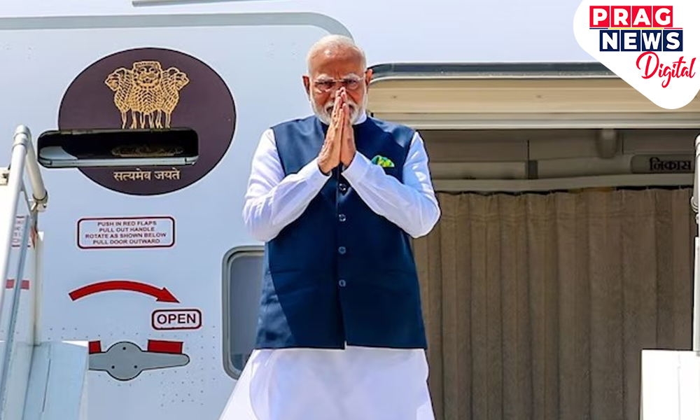 PM Modi Arrives in Canada to Attend G7 Summit