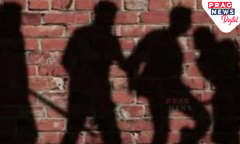 Horrific Incident in Sontali's Malibari: Village Head's Violent Acts Caught on Camera