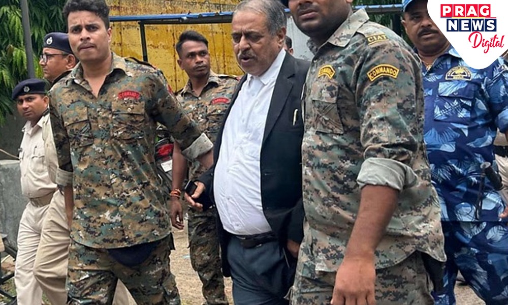দৰভংগা আদালতত গ্ৰেপ্তাৰ বিখ্যাত অধিবক্তা অম্বাৰ ইমাম হাছমী