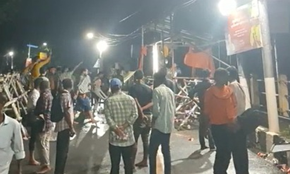 Bajrang Dal Members Vandalize Goria Moria Committee's Water Supply Camp during Ambubachi Mela