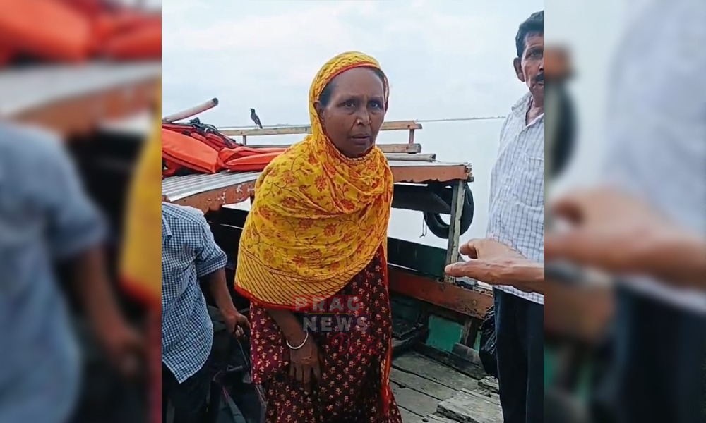 আকৌ ধুবুৰীৰ ব্ৰহ্মপুত্ৰ নদীত অঘটন ; ফেৰীৰ পৰা পানীত পৰিল এগৰাকী মহিলা যাত্ৰী