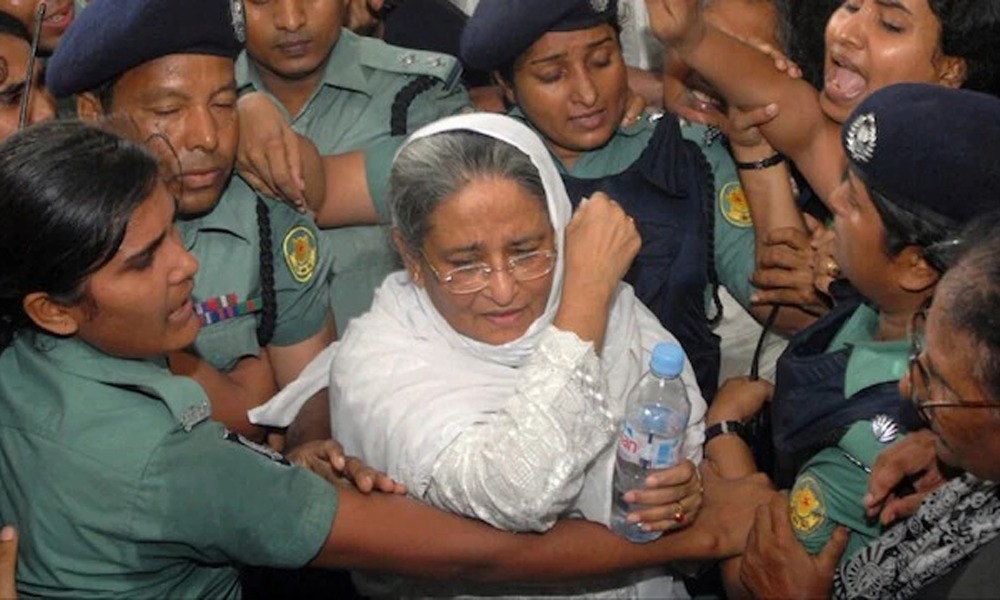 শ্বেখ হাছিনাক ছমাহৰ কাৰাদণ্ড