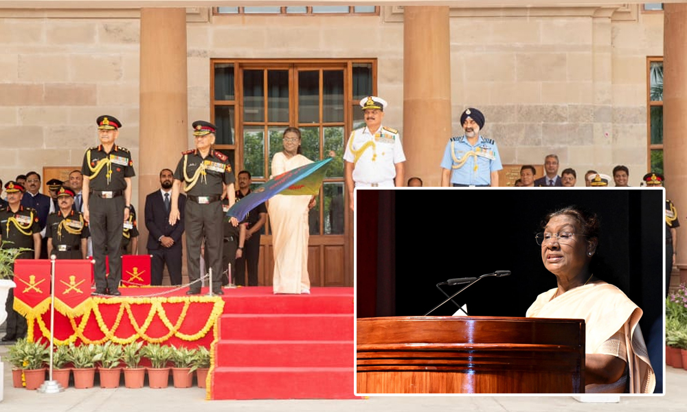 President Murmu Flags Off Durand Cup Trophies at Rashtrapati Bhawan