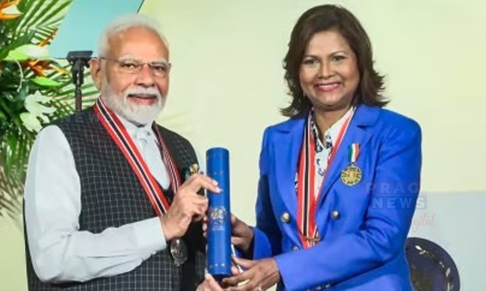 প্রধানমন্ত্রী মোদীক ট্ৰিনিডাড-টবেগোৰো সর্বোচ্চ সন্মান