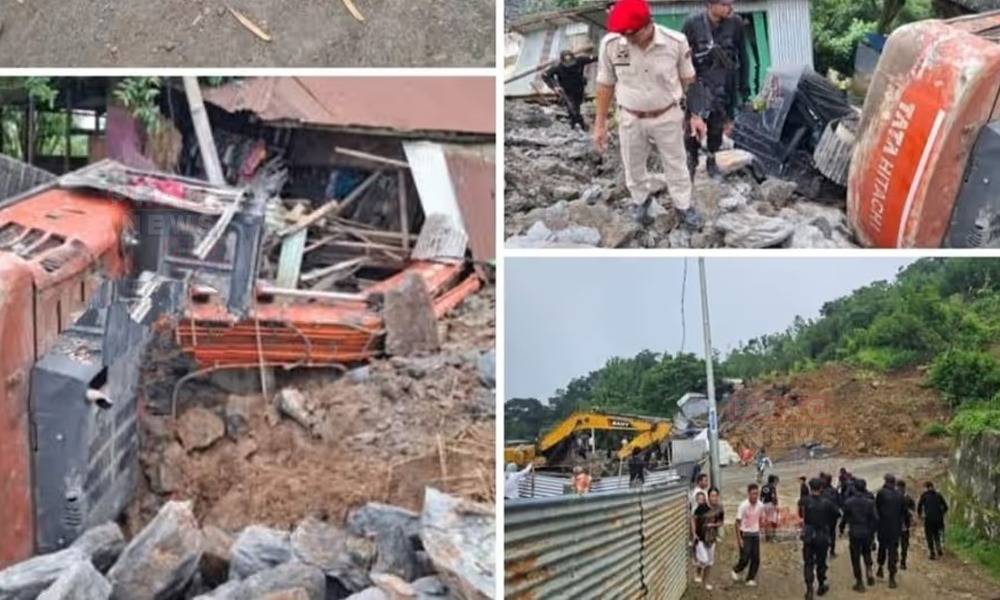 ডিমা হাছাওত প্ৰচণ্ড ভূমিস্খলনত দুই জন লোকৰ মৃত্যু