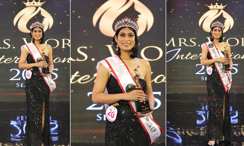 Assam’s Gargi Kalita Shines at Mrs. World International 2025, Wins 2nd Runner-Up & 'Mrs Timeless Beauty'