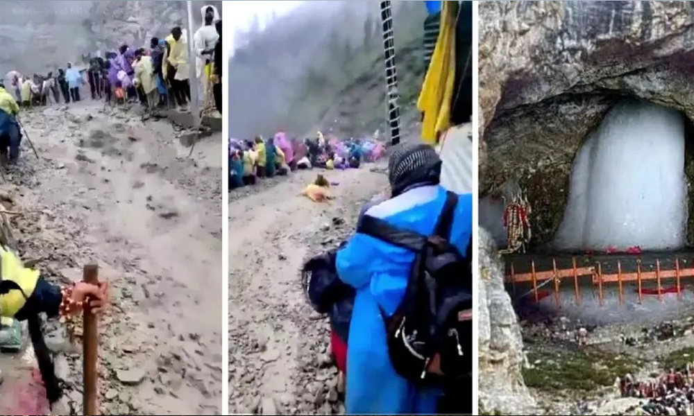 Amarnath Yatra Halted After Landslide Kills One; Weather Poses Growing Threat