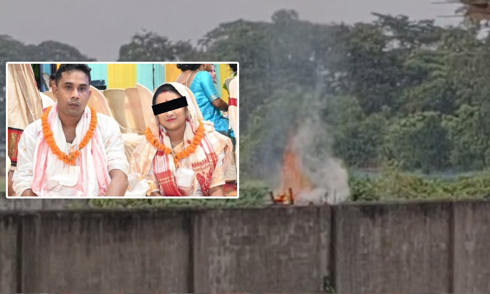 মৰ্মান্তিক! দুই বছৰীয়া কণমানিৰ জন্ম দিনটোতে জ্বলিল পিতৃৰ চিতা
