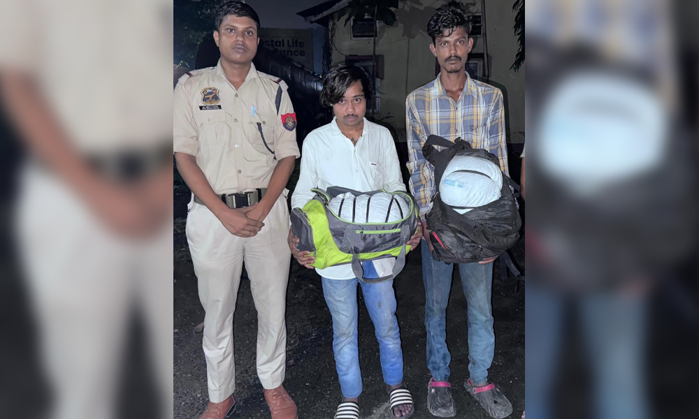 Two Drug Peddlers Arrested: Seized 10.276 kg of Suspected Cannabis