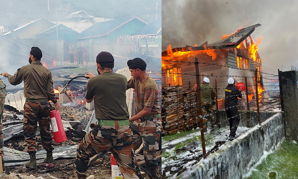 Indian Army’s Heroic Response Saves Lives in Menchuka Fire Tragedy