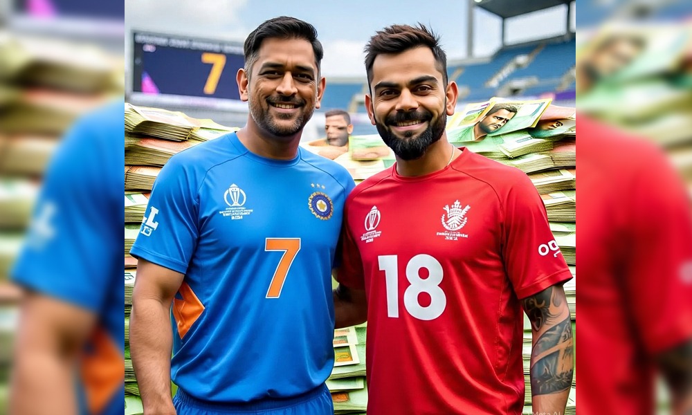 বিৰাট কোহলী আৰু মহেন্দ্ৰ সিং ধোনী ; কোন হয় আটাইতকৈ ধনী ক্ৰিকেটাৰ ?