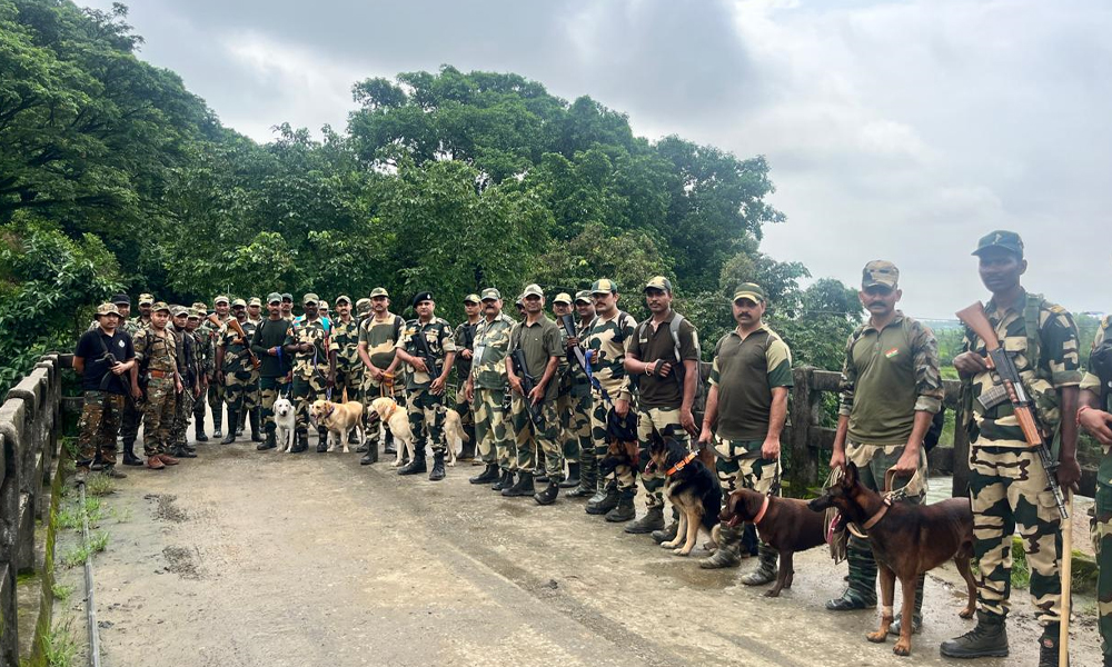 BSF Launches Massive Crackdown on Bangladeshi Intruders in Meghalaya Border Operation