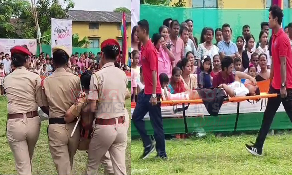 Heatstroke Chaos at Mushalpur Parade Ground: Students and Police Collapse During Independence Day Event