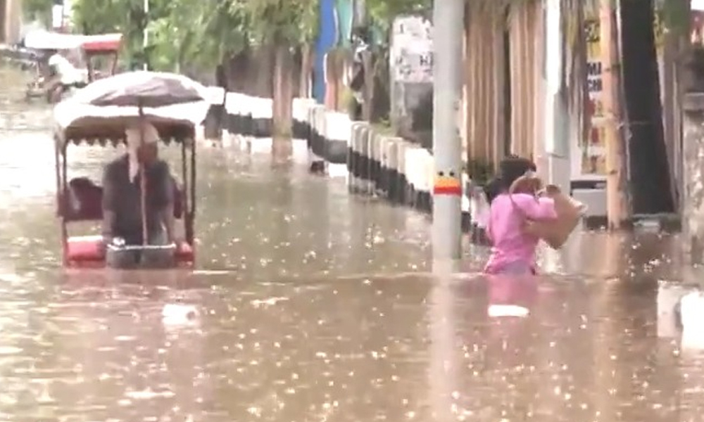 Lightning, Downpour, and Waterlogging: Guwahati Wakes Up to Stormy Morning
