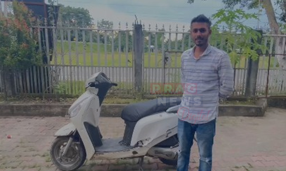 Rs 1000 E-Challan for Not Wearing Seatbelt on Scooter