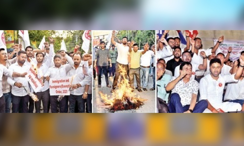সত্যাগ্রহ, প্রতিলিপি দাহেৰে উত্তাল ৰাজ্য ; ২০২৪ চনলৈকে অমুছলমান বিদেশীক আশ্রয় দিয়া কেন্দ্ৰৰ অধিসূচনাৰ প্ৰতিবাদ