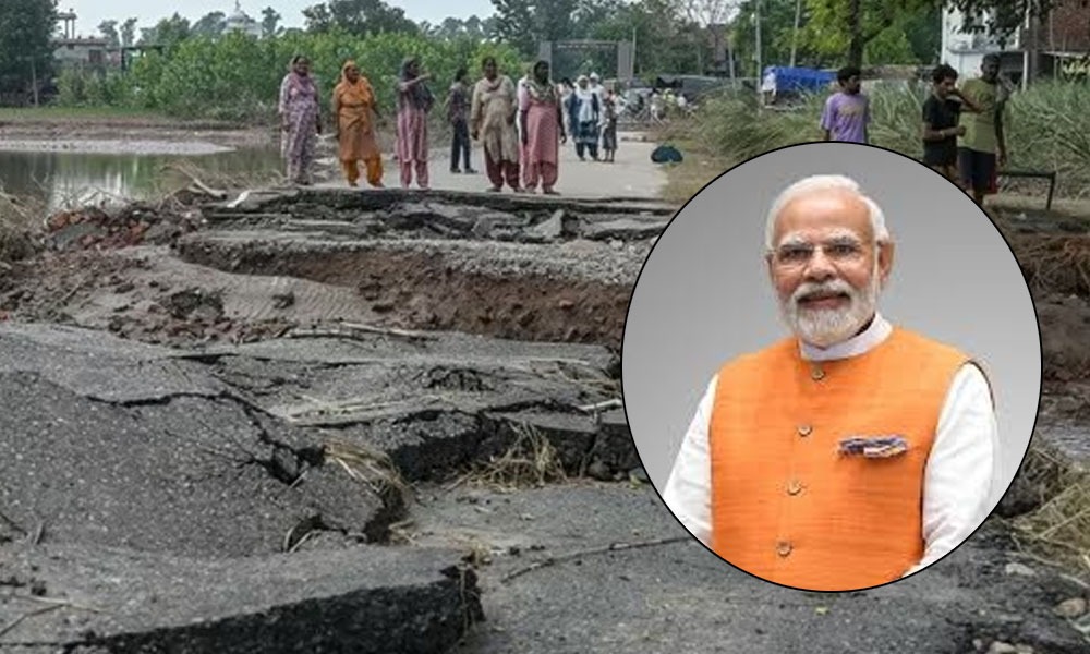 শোচনীয় হৈছে পঞ্জাবৰ বান পৰিস্থিতি, আজি বান বিধ্বস্ত ৰাজ্যখন ভ্রমণ কৰিব মোদীয়ে