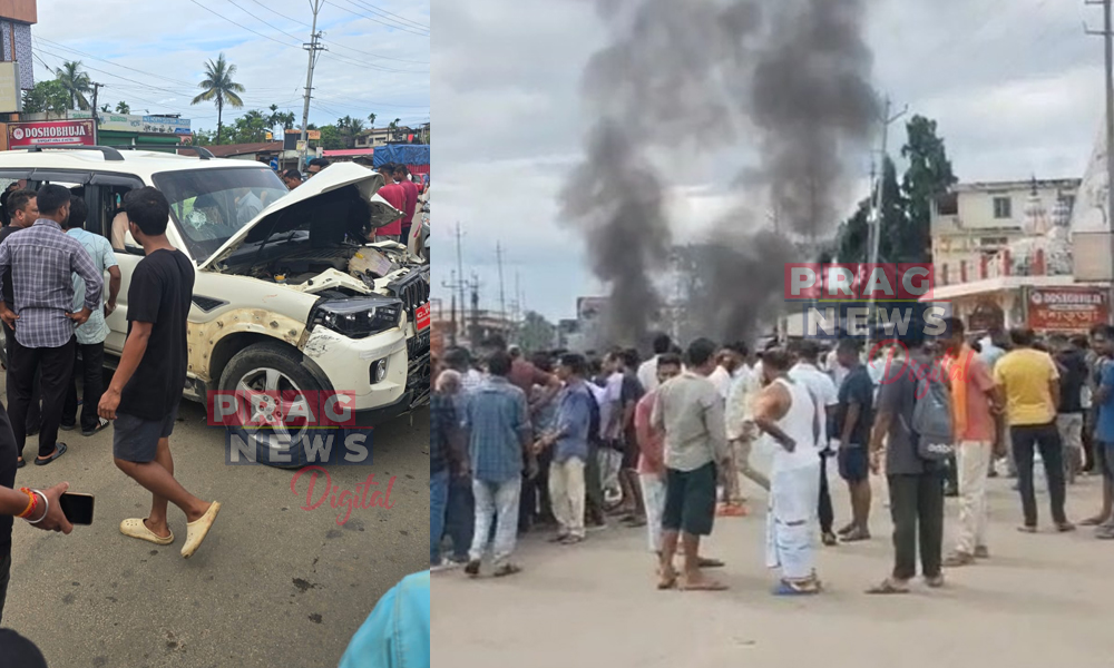 শিলচৰত ভয়ংকৰ পথ দুৰ্ঘটনা , দুৰ্ঘটনাত এজনৰ মৃত্যু