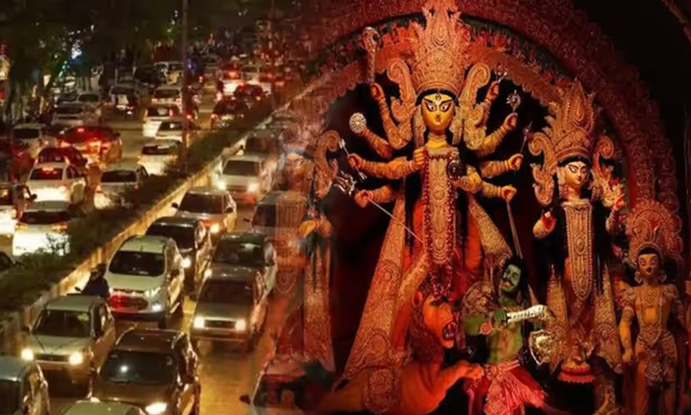 Special Traffic Guidelines Issued in Guwahati for Bijoya Dashami Immersion