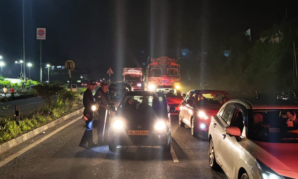 Ri-Bhoi Police Launches Surprise Inspections on National Highway to Tackle Reckless Driving