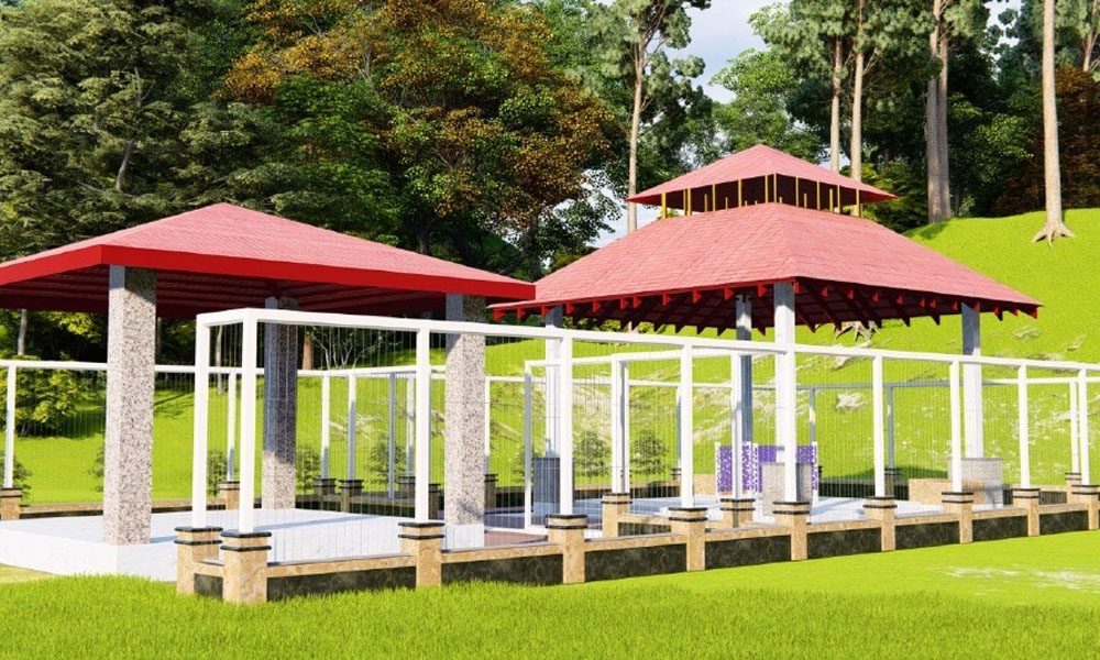 Rapid Progress in Memorial Construction at Zubeen Garg's Cremation Site: Exclusive Design Images Unveiled