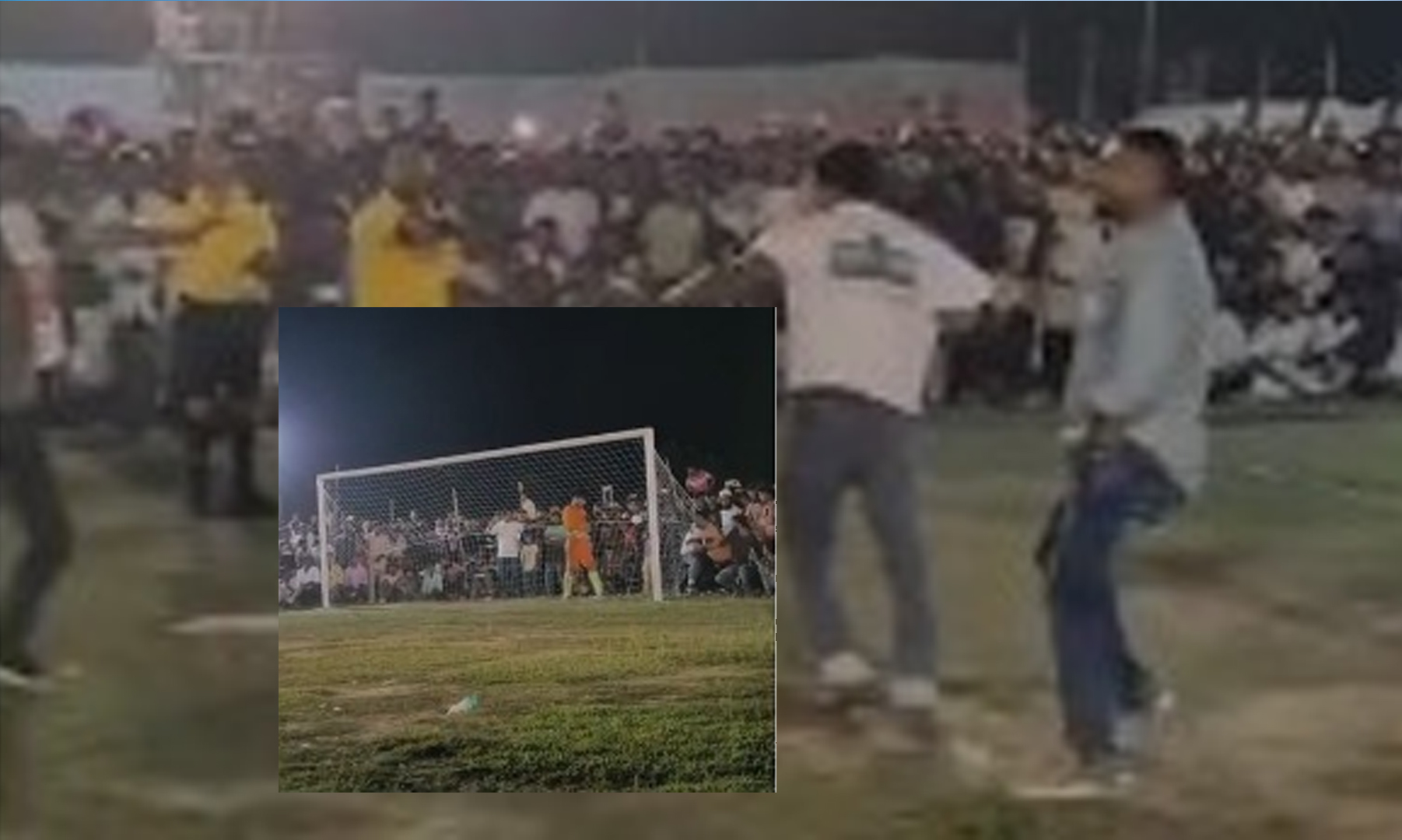 Chaos Erupts at Jamunamukh Football Game , Spectators Attacked with Sticks