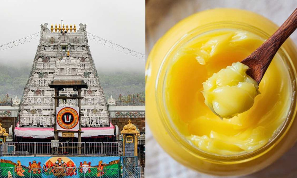 তিৰুপতি মন্দিৰলৈ ২৫০ কোটি টকাৰ ভেজাল ঘিউ