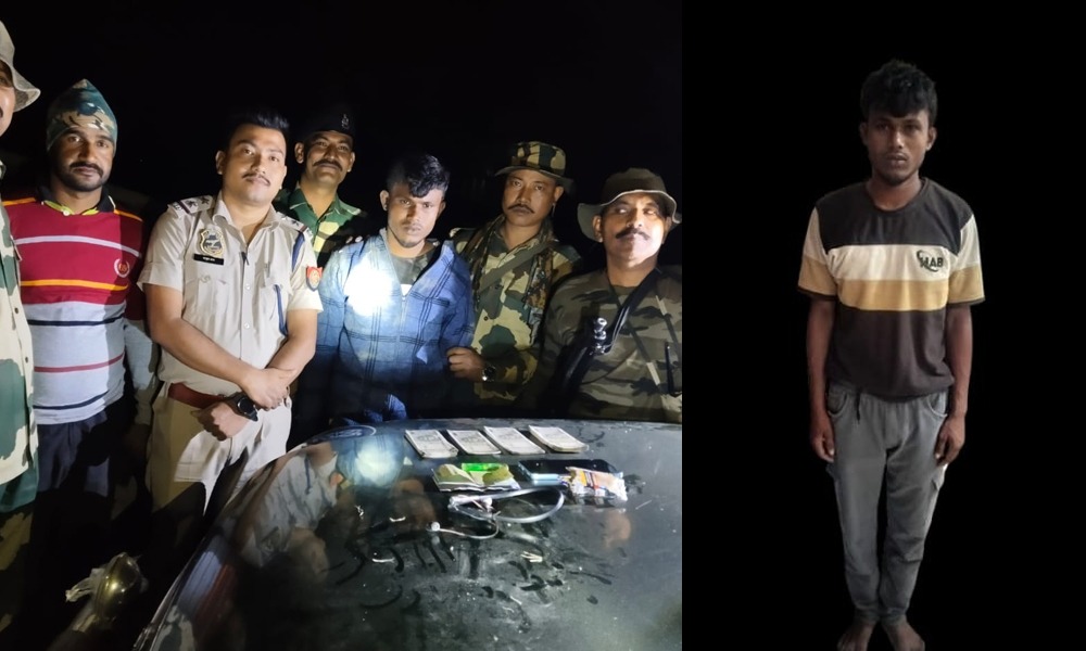 ধুবুৰীৰ ভাৰত বাংলাদেশ সীমান্তবৰ্তী অঞ্চলত ভাৰতীয় জালনোটসহ এজন যুৱক আটক