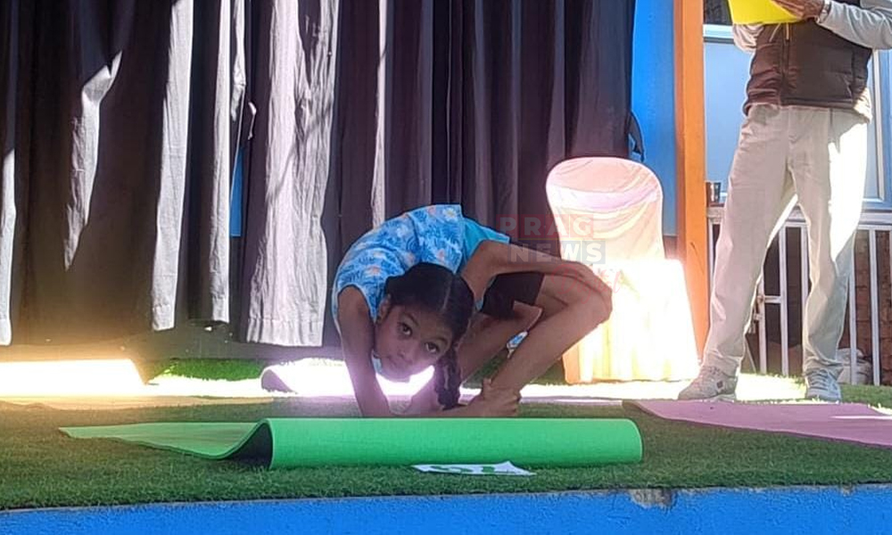 9-Year-Old Assam Girl Brings Glory to India with Gold at South Asia Yoga Championship